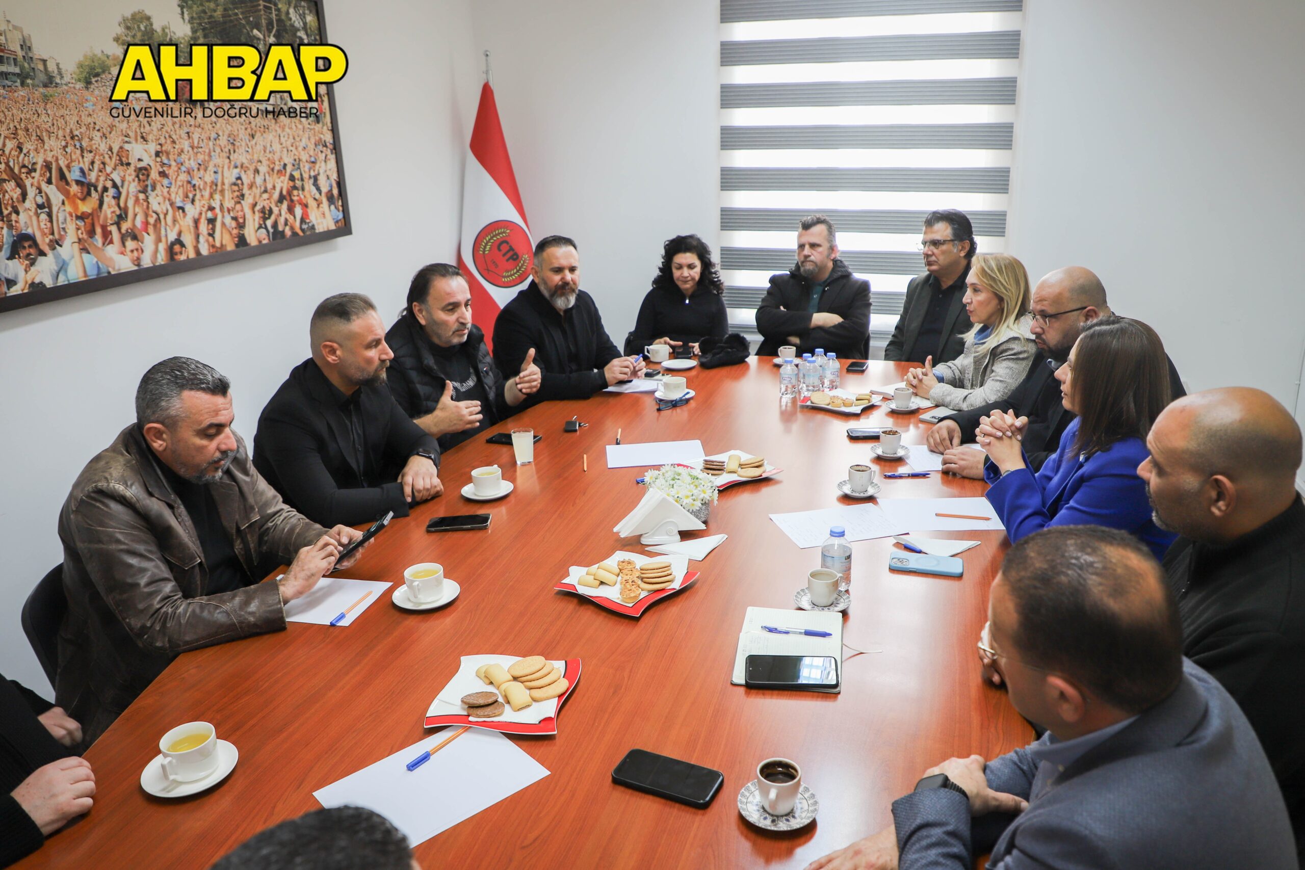 CTP, kamuda örgütlü beş sendika ile bir araya geldi – ahbapgazetesi